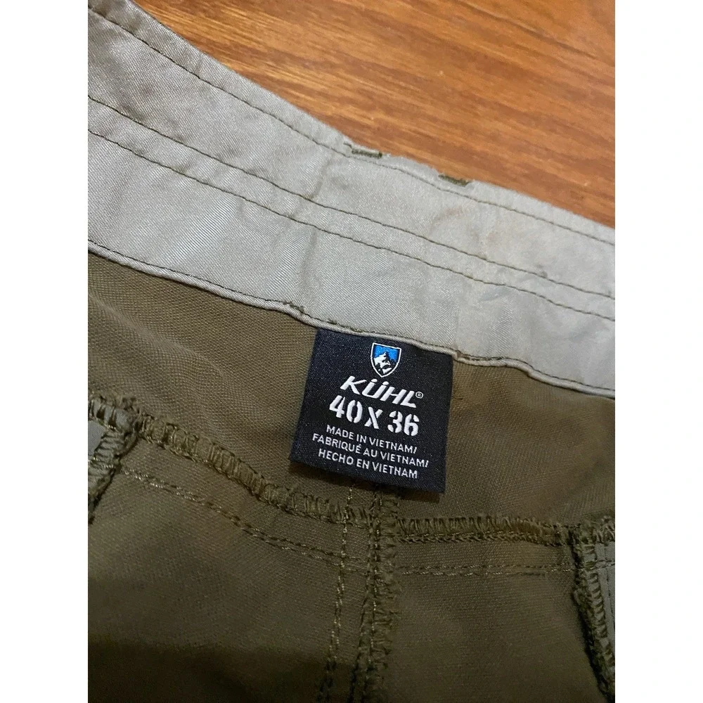 Kuhl Resistor Chino 40x36 Pants Men Hiking Outdoor Stretch Trouser Green